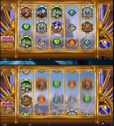 Cazino Zeppelin Reloaded steampunk slot
