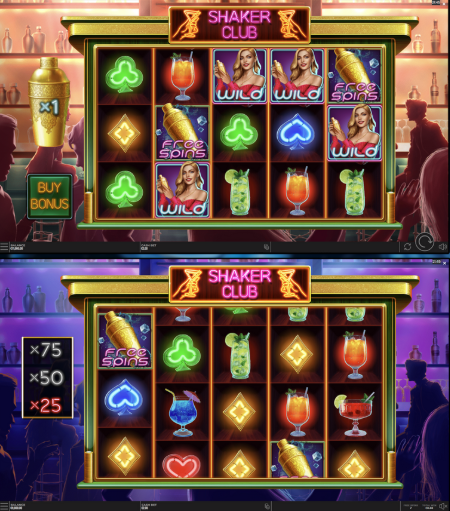 Shaker Club casino rhythm slot